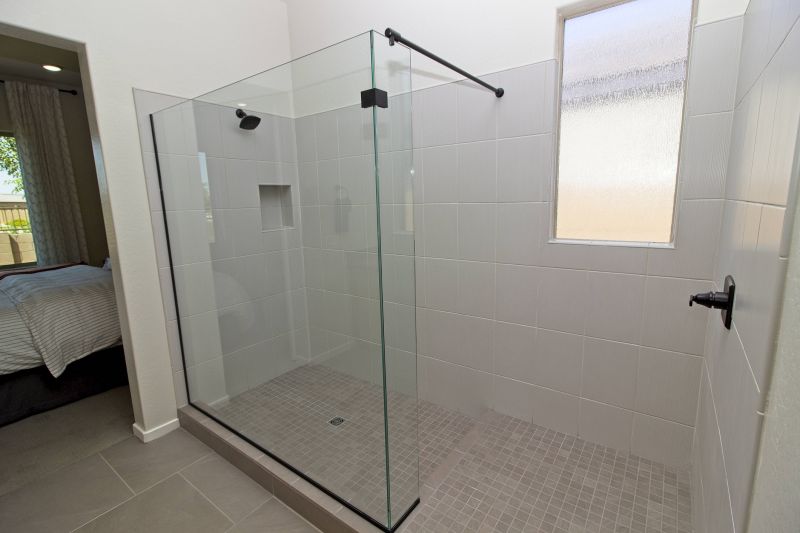 Walk-In Shower with Rain Shower Head